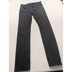 Neuw Denim Iggy Skinny‎ Black Jeans W29 L32 with Button Closure